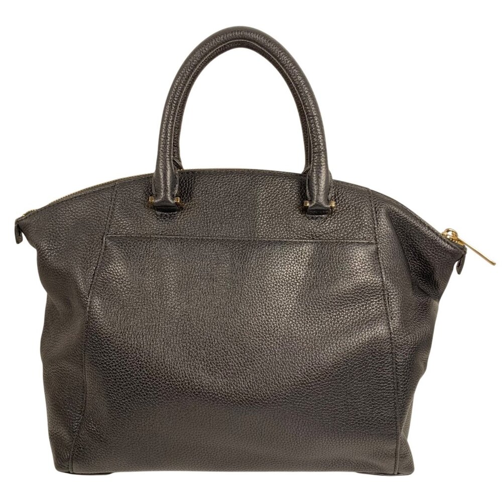 MICHAEL KORS Riley Studded Black Pebble Leather Large Satchel /Shoulder Bag - Picture 3 of 11